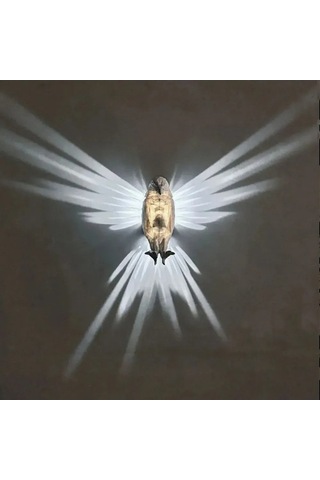 Yulong Geeroyoo Kartal Şekilli Led Duvar Lambası - 3d Beyaz