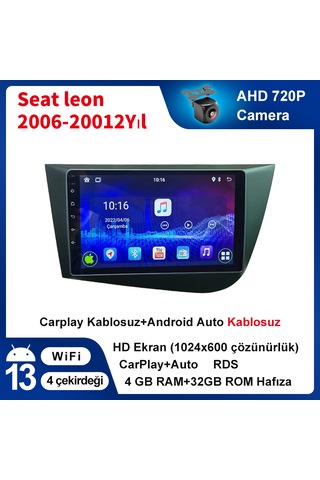Seat Leon 2006-20012yıl 4gb Ram 32gb Rom Carplay Multimedya