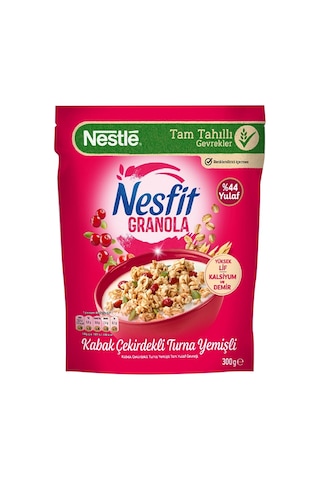 Nestle Nesfit Granola Kabak Çekirdekli Turna Yemişli 300 Gr X 2 Adet