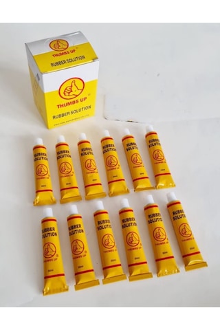 Motosiklet Bisiklet Lastik Yama Sıvısı Solüsyonu 12 Adet