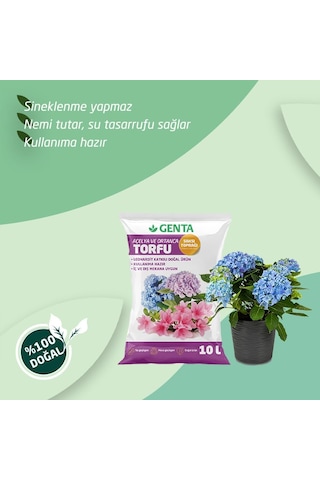Genta Ortanca Ve Açelya Toprağı 10 Lt 0,250