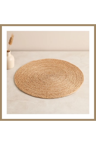 Kahveci.store 35 Cm Hasır Yuvarlak Amerikan Servis Altlığı Supla 22 Çok Renkli