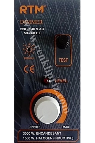 Rtm Sıva Üstü Dimmer 7500 Watt 35 Amper Rpd26750
