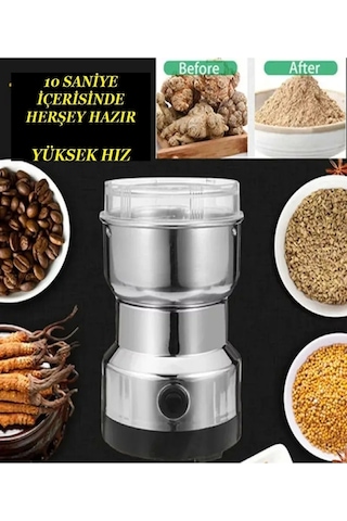 Kitchen Stuff Elektrikli Kahve Ve Baharat Öğütücü Çelik Öğütücü