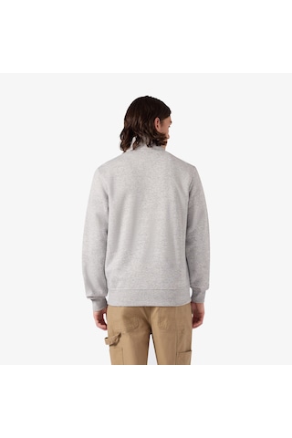 Champion Half Zip Erkek Gri Sweatshirt 221797 2800282