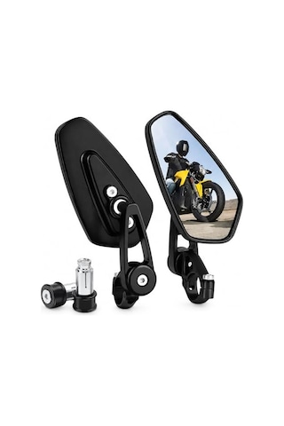 Ayarlanabilir Cnc Alüminyum Motosiklet Dikiz Aynası Seti