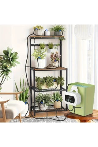 Willowhaven Heerttogo Usb Otomatik Saksı Bitki Sulama Sistemi Beyaz Şarj Edilebilir