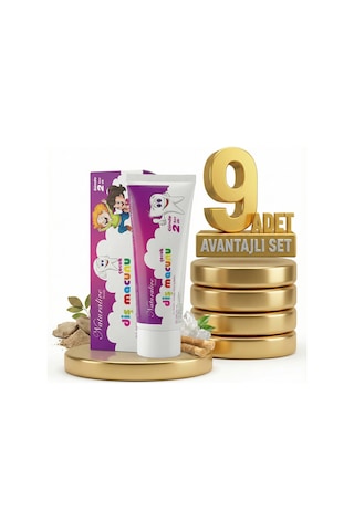 Naturalive Çocuk Diş Macunu 9x75 Ml/100 Gr