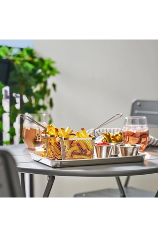 Ikea Grılltıder Paslanmaz Çelik Servis Sepeti