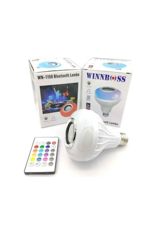 Bşkvirgo Bluetooth'lu Hoparlörlü Led Ampul Bsk2026 Standart