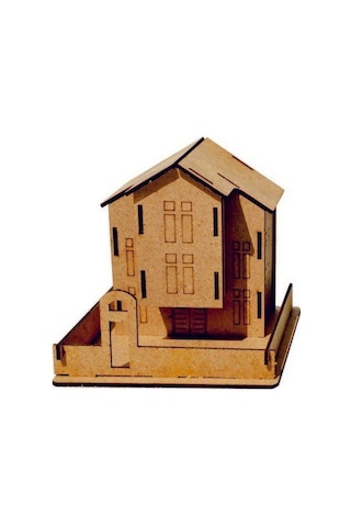 Ahşap Safranbolu Evi Maketi - 3 Boyutlu
