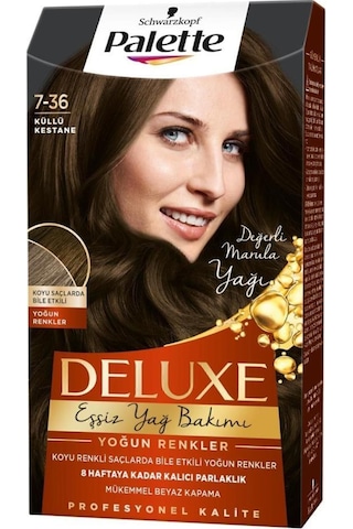 Palette Deluxe Yoğun Küllü Kestane 7 - 36 2 Adet