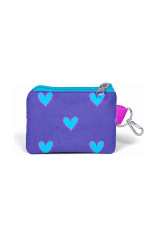 Coral High Kids Lavanta Pembe Kalp Desenli Bozuk Para Çantası 21806