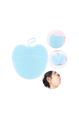 Caş Dekorasyon Mavi Renk Elma Figürlü Yüz Yıkama Aparatı