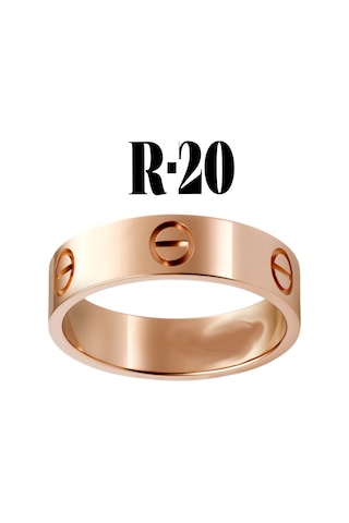 X-Lady Accessories Düz Yüzük Rose Renk 20  Numara Çok Renkli