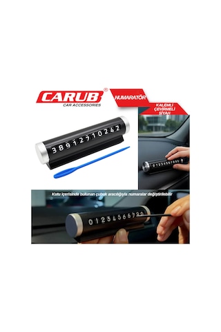 Carub Numaratik Çevirmeli Kalemli Siyah Br4620632