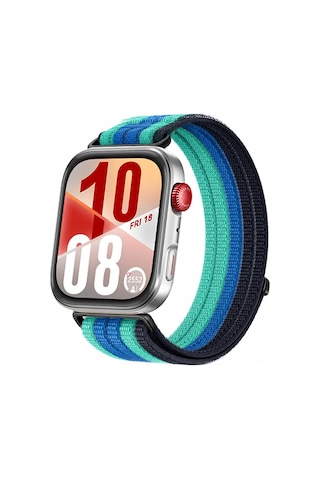 Huaweı Apple Watch Uyumlu Fıt 4 Ve Fıt 4 Pro Dokuma Kordon Ayarlanabilir Spor Kordon