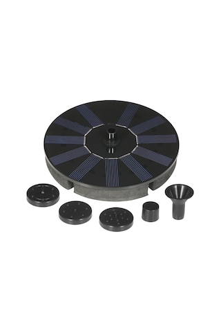 Neevoyu Güneş Enerjili Havuz Fırtınası - 4 Farklı Nozzle İle Dekoratif Su Sprayı, Bahçe Ve Akvaryum İçin