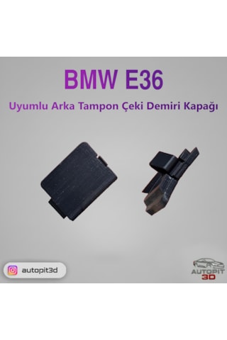 Bmw E36 Uyumlu Arka Tampon Çeki Demiri Kapağı