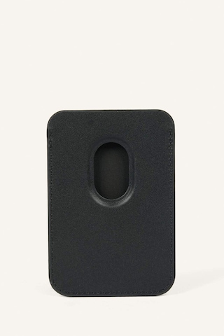 Defacto Magsafe Unisex Suni Deri Siyah Kartlık I6568axnsbk27 Siyah-bk27