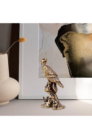 Trendooze Pirinç Kartal Heykeli, Bahçe Kuşu İçin Yard Çim Süs