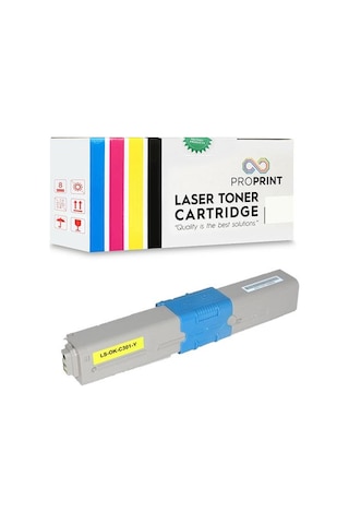 46508733 | Oki C332Dn Sarı Uyumlu Toner 3.000 Sayfa