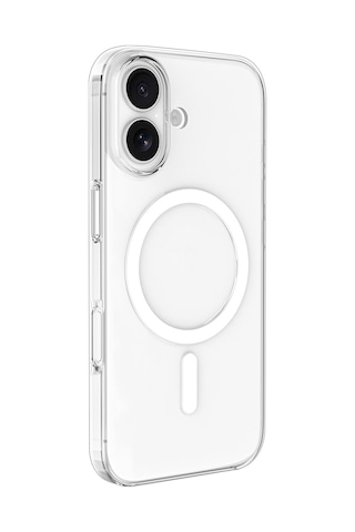 Nourthkiingdom Apple Uyumlu iPhone 16 Plus Kılıf Nrtk Wireless Şarj Özellikli Şeffaf Orjin Kapak - Şeffaf Şeffaf