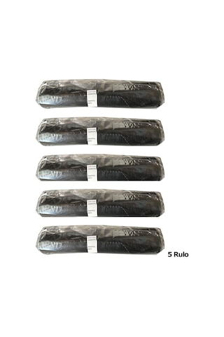 Canhome 240 L Siyah Hantal Konteyner Çöp Torbası - 100 x 150 CM - 600 G - 10 Adetlik 5 Rulo