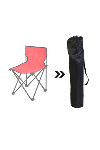 Homyl Açık Yürüyüş Piknik Için Kamp Sandalye Çanta Siyah Siyah Çok Renkli