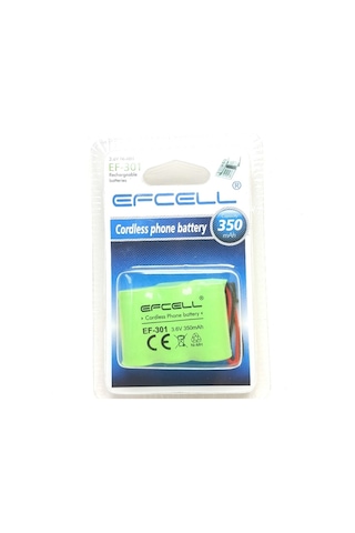 Efcell 3.6V 350 Mah Ni-Mh Şarjlı Telsiz Telefon Pili Ef-301