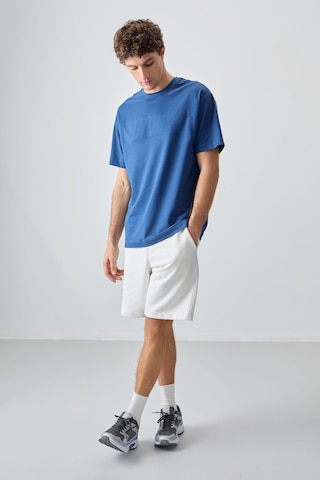 Air Jones Tommy Life Parlament Pamuklu Kalın Yumuşak Dokulu Oversize Fit Basic Erkek T-shirt - 88378 Parlament