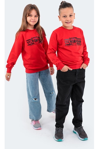 Slazenger DUNA IN Çocuk Kırmızı Sweatshirt