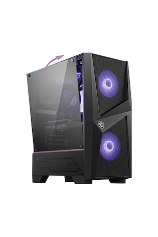 Msi Mag Forge 100M Tempered Glass Mid Tower Gaming Kasa