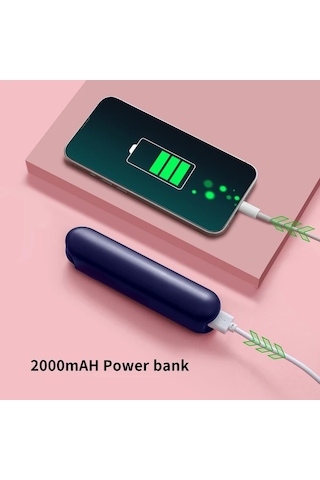 Boatshop1 Yeni Yaz Koyu Mavi Taşınabilir Katlanabilir El Feneri Düşük Gürültü Güçlü Rüzgarlı Mini Fener