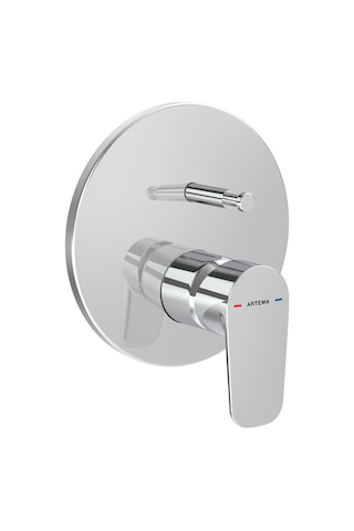VitrA A43198 Flow Soft Ankastre Mekanik Banyo Bataryası Krom