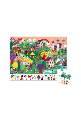 Janod 24 Parça Çantalı Puzzle Ve Bulmaca Masal