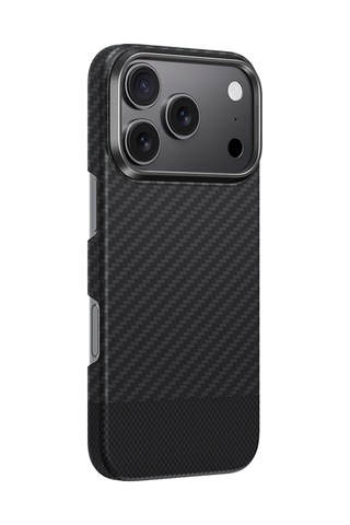 Apple Uyumlu iPhone 17 Pro Max Kılıf M-safe 1500d Aramid Fiber Amazingthing Titan Max Seri Kapak Siyah-gri Siyah - Gri