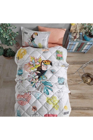 Clasy Ranforce Uyku Seti Tek Kişilik Paradise V1 Somon