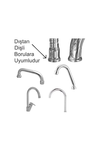 Aletçantam Perlatör Süzgeç Lavabo Mutfak Batarya Filtre Musluk Ucu -5 Adet