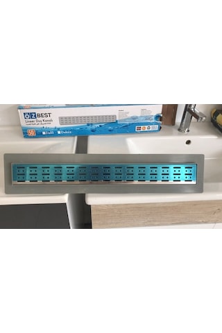 Özbest 50 Cm Duş Kanalı Yer Sifonupaslanmaz Çelik Izgara