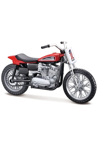 Harley Davidson Xr750 Turuncu/siyah 1:18 Model Motosiklet