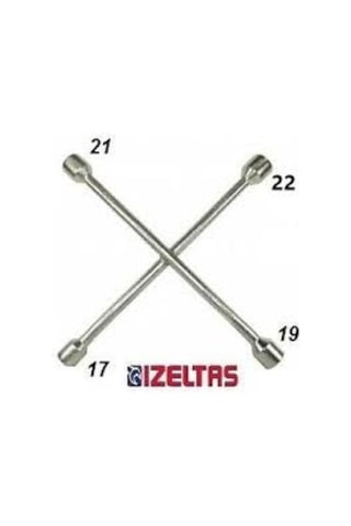 Izeltaş Bijon Anahtarı Istavroz Tipi 4'Lü (17Mm 19Mm 21Mm 22Mm)