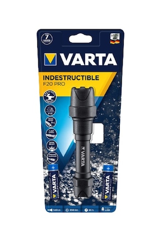 Varta Indestructible F20 Pro Led El Feneri Siyah
