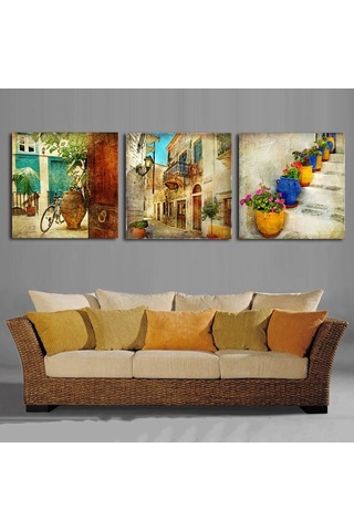 Suntek Tuval Boyama Baskılı Resim Posteri Sanat Ev Dekor Kırsal L