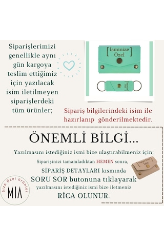 Miaju Beyaz, İki Harf, Tek Kalp, Sonsuz Aşk İsme Özel Kalpli Cüzdan & Anahtarlık Set, Sevgilinize Armağan Beyaz