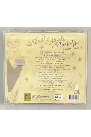 Gönül Yazar Nostalji Türk Sanat Müziği 1 Cd