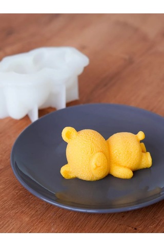 Shıne Luna Kedi Pudingi Silikon Kalıbı Formu 220017008 Beyaz