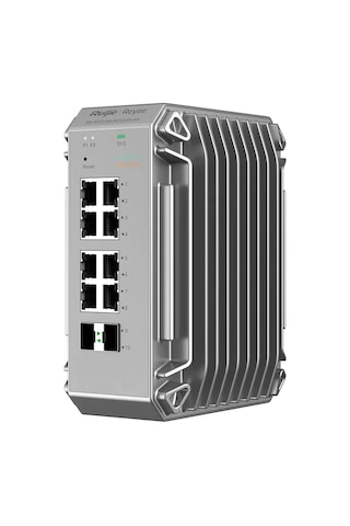 Ruijie Reyee RG-NIS3100-8GT2SFP-HP 8 Port Poe 2xSfp Gigabit Yönetilebilir Endüstriyel PoE Switch