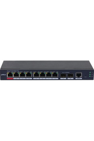 Dahua S4210-8GT-110 8 Port 8xge-2xge/sfp-1xge Yönetilebilir 110w Poe Switch