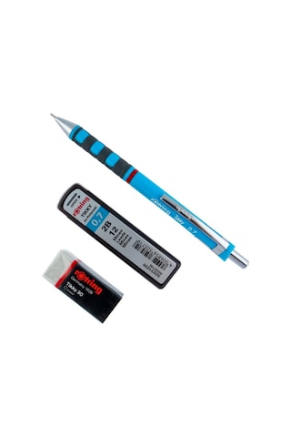 Okul Seti Tikky Versatil+min Silgi Hediyeli 0.7 Mm Açık Mavi Ro-kk07-07am Mavi